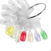 10 Sheet Total 60 Tips Nails Sticks Supplies for Polish Display and Home DIY