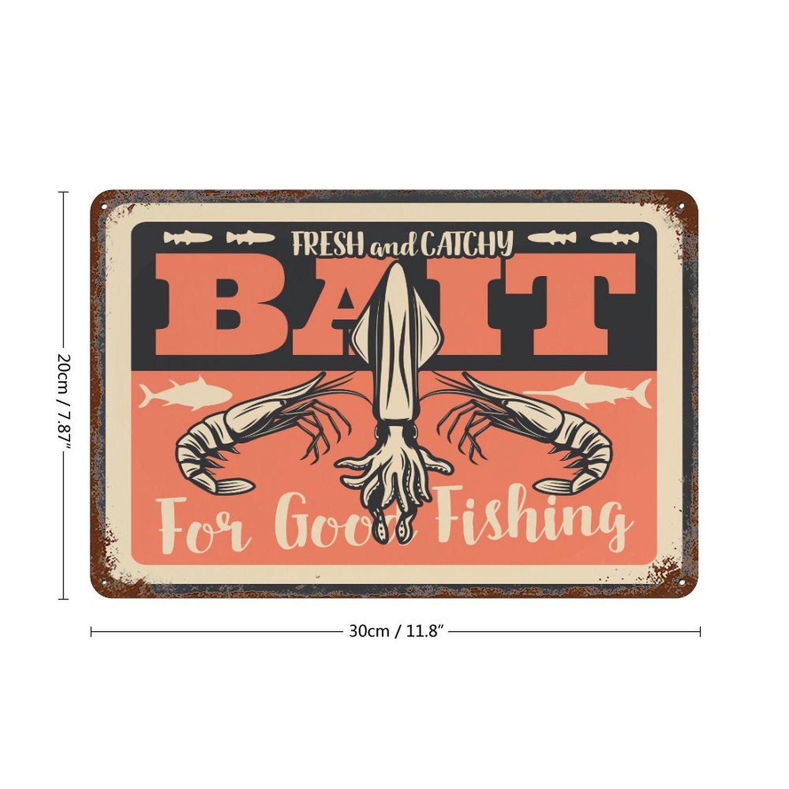 

1-Pack vintage rusted metal sign, 20×30cm and 30×40cm, distressed retro wall decor for bar, cafe, garage or living room 20*30CM