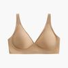 New Seamless Jelly Underwear Women's Deep V Thin Soft Support Comfort Big Chest Small Sexy Bra Cover