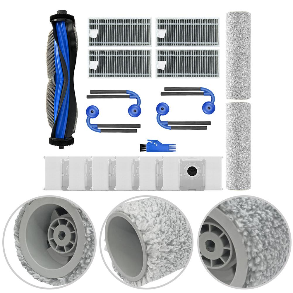 14 Pcs/set For ECOVACS For DEEBOT T80 For OMNI Main Brush Filter Mop Cloth Robot Vacuum Cleaner Accessories Spare To Replace