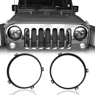 7 "Koplamp Montagebeugel Ring Zwart Rond Voor Jeep Wrangler JK 2007-2018