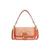 Tabby 27 Gold Letter Logo Hooked Yarn Zipper Pocket Flap Fabric Dionysus Handheld Shoulder Bag Women Handbags Orange CJ631-B4VS7