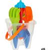 NC Sett med strandleker Colorbaby Polypropylen (16 Enheter)