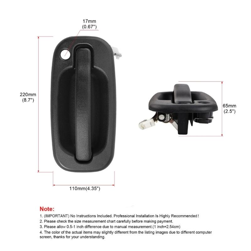 Driver Side Car 15034985 15034986 Exterior Door Handle