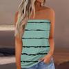 Women's Summer Sexy Tube Top Off Shoulder Sleeveless Tops Strapless Beach Vest Bandeau Shirt Backless Sexy Tops