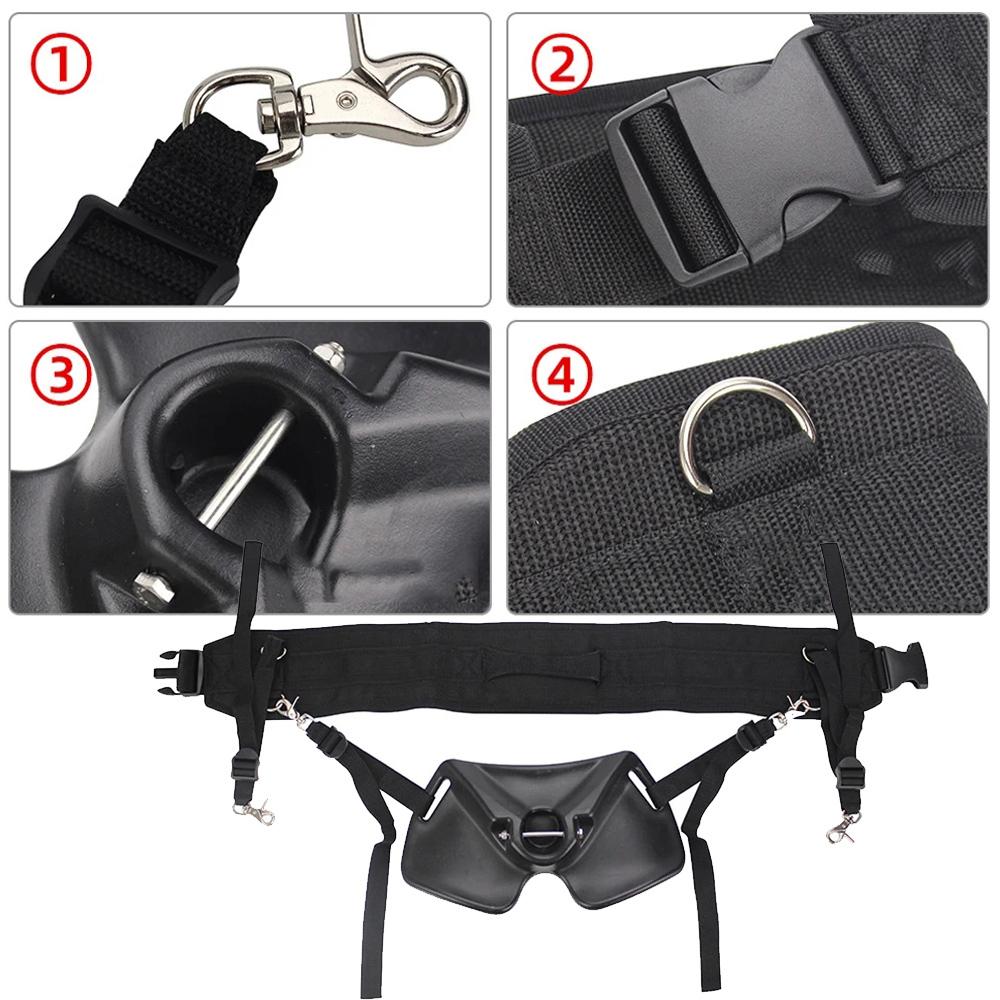 Deep Sea Boat Trolling Fishing Rod Belly Top Holders Base Adjustable Protective Belt Vest Suit All for Big Fish Pole Tackle Set