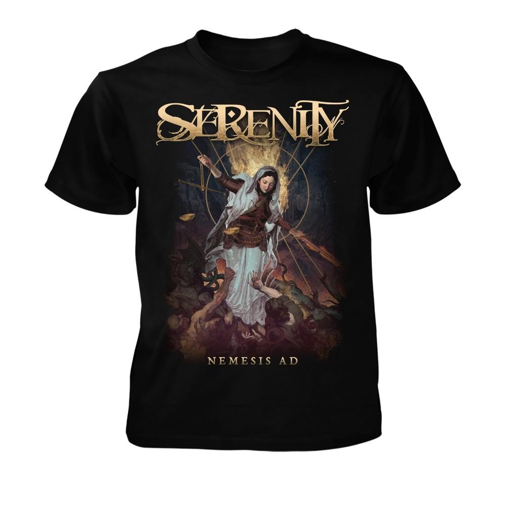 

NEW Sirenia Band Nemesis AD Album Heavy Cotton Black S5XL T Shirt AG919 Unisex T-Shirt XXXXL
