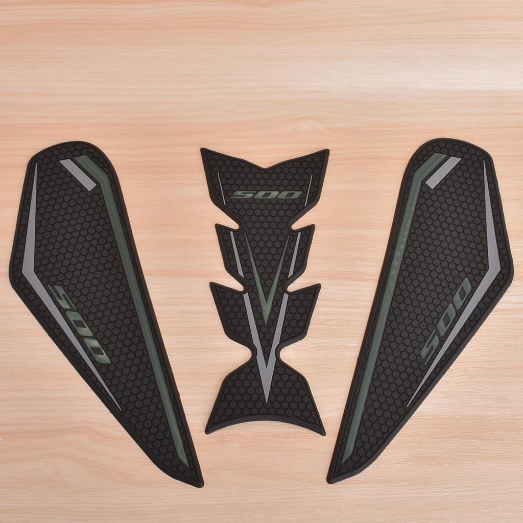 Motorcycle Side Fuel Tank pad Traction Pad Gas Knee Grip Protective Sticker Tankpad Protector fit for Ka&wa&sa&ki NINJA500/Z500 NINJA 500/Z 500 2024