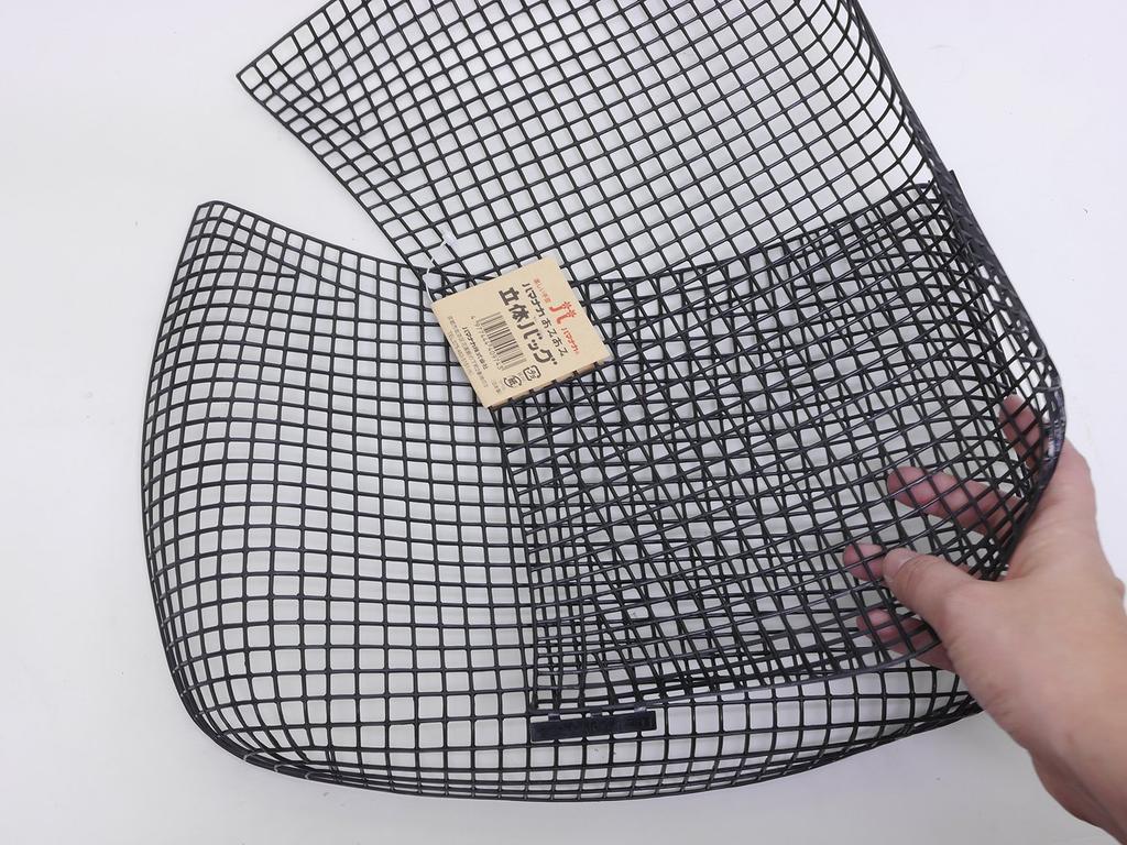 Hamanaka Bag Molding Net Series, Knitted 3D Bag, Approx. 32cm Wide X 21cm Deep, Black, H202-392-2