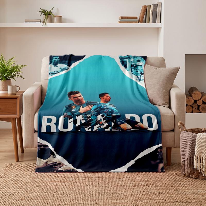 CR7 Soft Warm Flannel Blankets Comfortable Blanket for Home Decoration Gifting