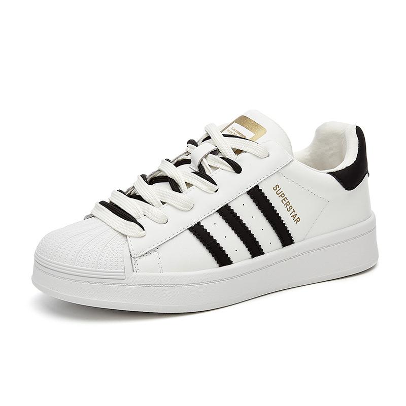 

Shell head board shoes black powder white shoes casual fashion trend low-top sports Korean versatile classic student women s shoes 35