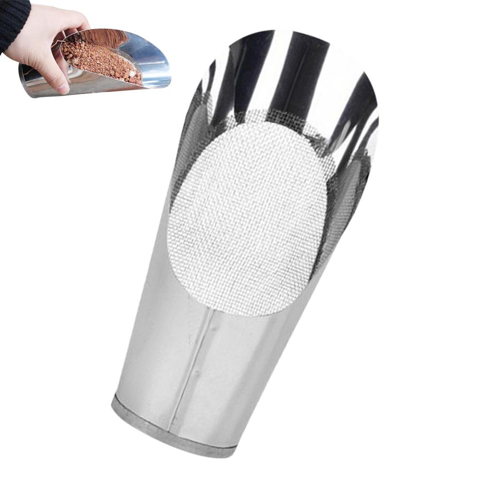 Garden Hand Shovel Bucket-Shaped Planting Scoop Lightweight Planting Supplies Stainless Steel Fertilizing Trowel For Flower