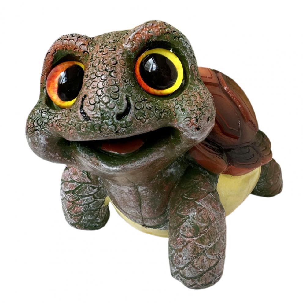 

Garden Ornament Artistic Outdoor Sculpture Adorable Mini Turtle Garden Statue Waterproof Uv Resistant for Yard for Outdoor морська черепаха