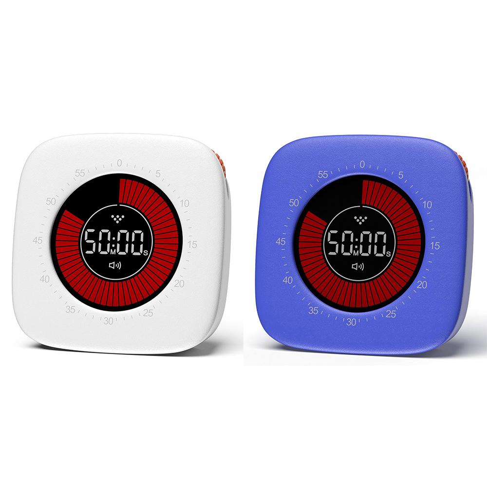 

Цифровой перезаряжаемый визуальный таймер, 60-минутные таймеры обратного отсчета/увеличения для детей и взрослых. Инструмент управления временем для учебы, работы, приготовления пищи.