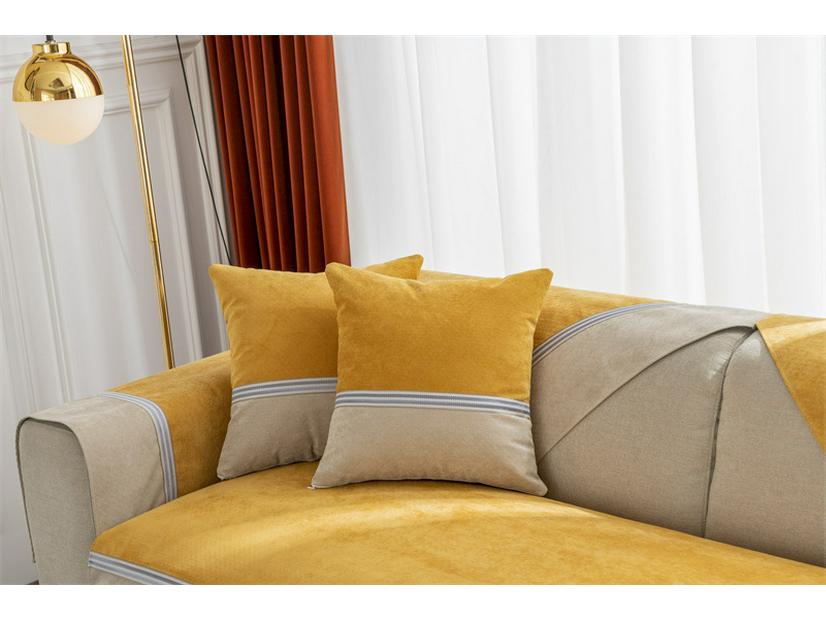 All-Season Non-Slip Waterproof Sofa Cover: Anti-Cat Scratch, Non-Sticky Fabric, Full Coverage