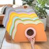 Pet Waterproof Mat Dog Cat Bowl Mat Silicone Non-slip Pet Feeding Mat Dog Eating Bowl Tray Cushion