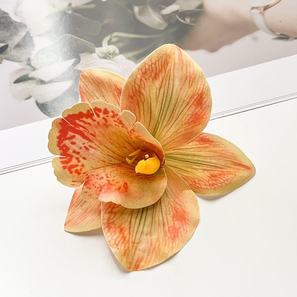 Artificial Magnolia Hair Barrettes Do Not Hurt Hair Hairpins Hearwear Beach Party Hawaiian
