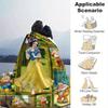 Snow White and the Seven Dwarfs Blanket  Ultra-Soft, Warm, Cozy Throw for Living Room, Sofa, Four Seasons Travel Accessory  Cute Cartoon Character