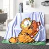 1Pc Garfield'S Starry Adventure Blanket For Couch Bed Plush Cozy Fuzzy Blanket Super Soft Warm Blankets For Fall And Winter 091874