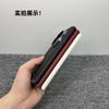 For Honor Magic V6 Case Luxury PU Leather Phone Back Cover Equipped With Central Hinge Protection Fashion Simple Shell