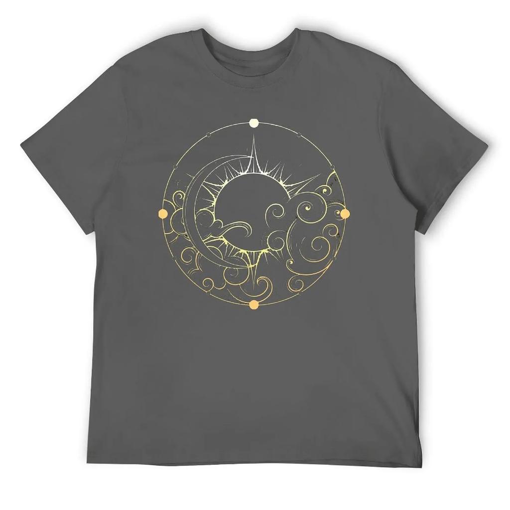 Fresh Sun And Moon For Sale T-shirt  Movement Tees Graphic Cool Humor Graphic Leisure Eur Size