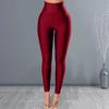 Pantaloni Yoga Donna Colore Unico Sollevamento Glutei Skinny Alta Elasticità Pantaloni Primavera Autunno Vestibilità Slim Senza Cuciture Corsa Fitness Lunghezza alla Caviglia Leggings Abbigliamento Palestra