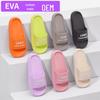 Custom EVA Shock-Absorbing Slippers: Thick Sole, Waterproof, Anti-Slip Shower Sandals