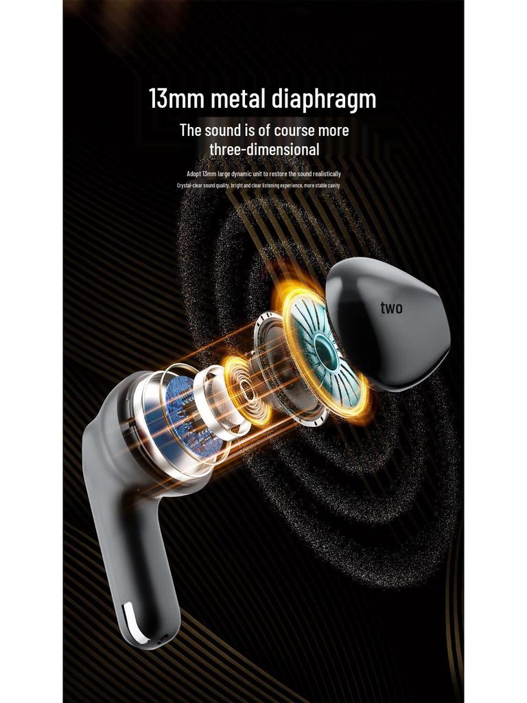 GT15 Wireless Bluetooth In-Ear Headset: Long Battery, Stereo, Noise-Cancelling, Perfect for Gaming