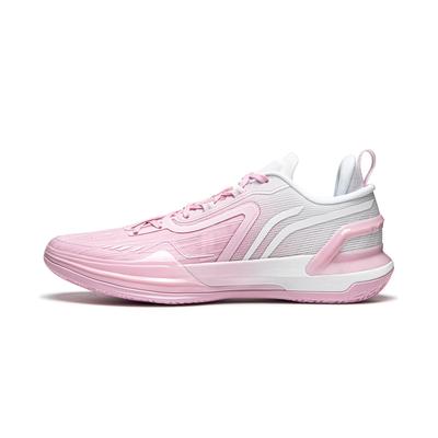 Liren Assassin 1 Basketball Shoes Men's Low Top Soft Cherry Blossom Pink/Standard White ABPU021-6