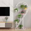 Heart-Shaped Balcony Flower Stand