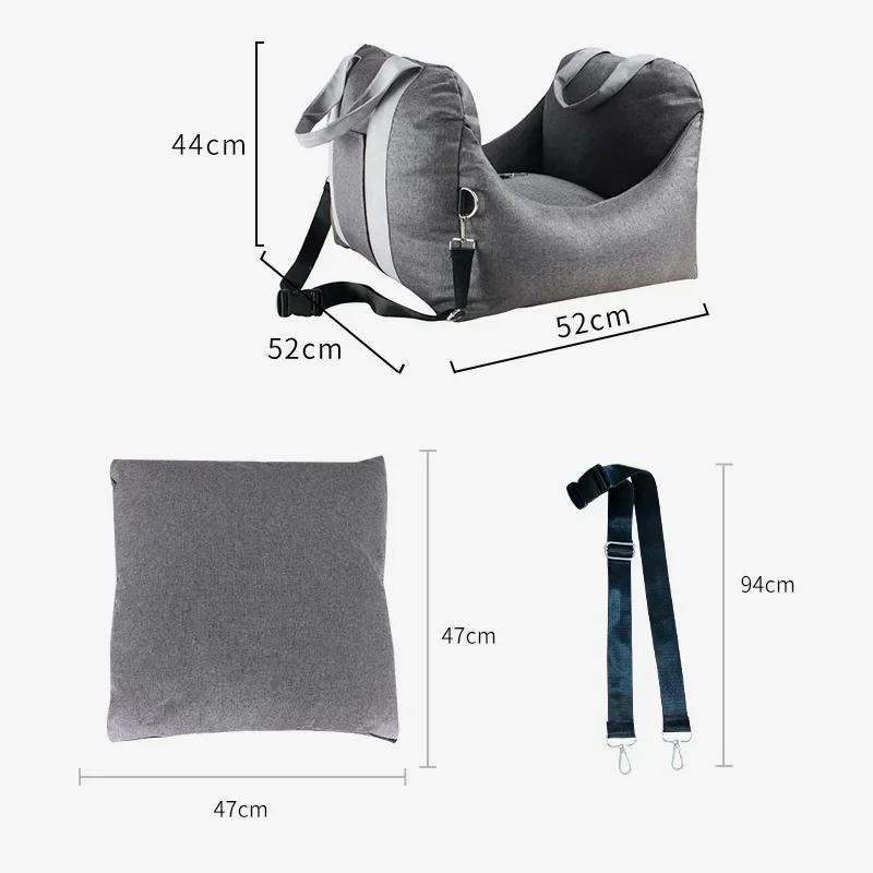 Haustier-Autonest, Haustier-Reise-Hundematte, tragbarer Autositz, Reisehaus, Autositzbezug, Welpenkäfig, Welpenzubehör