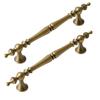 T21C Brushed Brass Teardrop Cabinet Handle For Santaya Modern- Fits For Kitchen And Bedroom Furniture