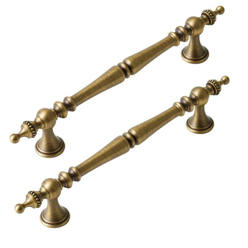 T21C Brushed Brass Teardrop Cabinet Handle For Santaya Modern- Fits For Kitchen And Bedroom Furniture