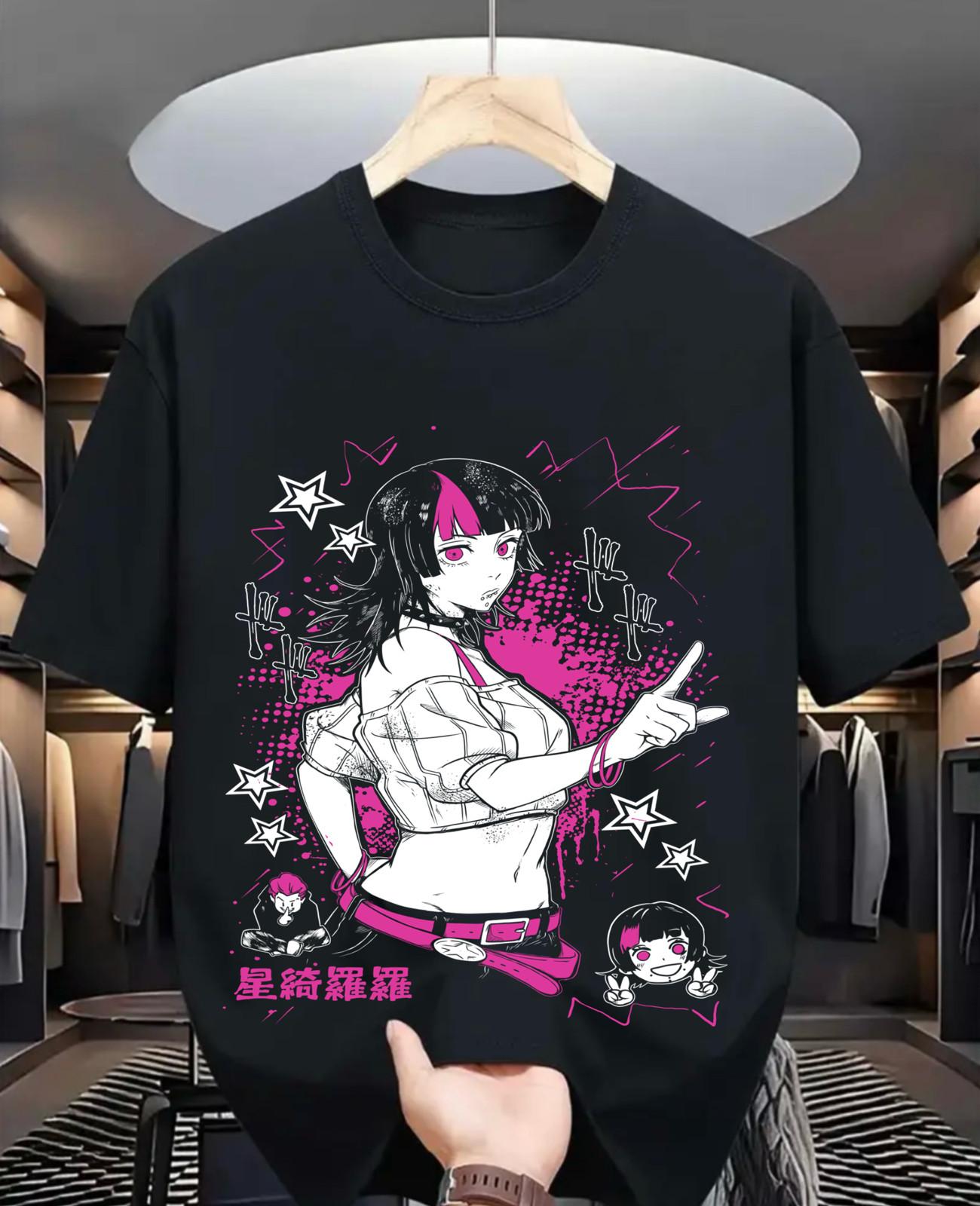 Jujutsu Kaisen Hakari And Kirara T-shirt Horror Anime Manga Gift Shirt All Size S