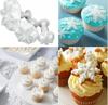 3Pcs Snowflake Cake Decorating Fondant Plunger Cutters Mold Mould Cookies Tools Silicone Molds 2023