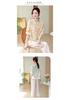 Stylish Summer Two-Piece Set: Casual T-Shirt & Wide Leg Pants for Middle-Aged Women