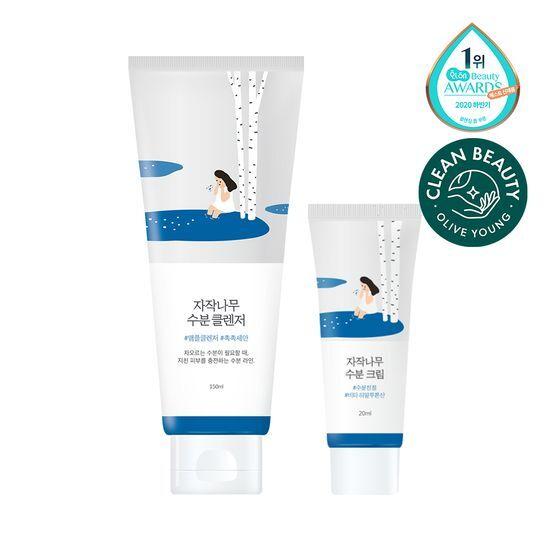 ROUND LAB Birch Moisture Cleanser 150ml (+20ml Cream)