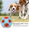Dog Toy   Bite Resistant   Rubber Interactive Pet Food Dispensing Toy   with   Sound for Dogs Cats