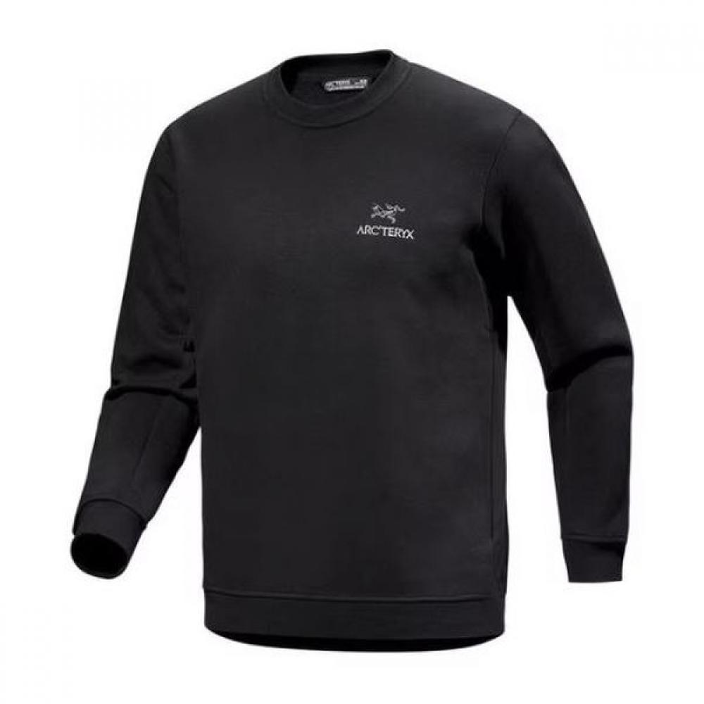 Arcteryx SS26 Emblem Fleece Crew Men S atqSm09787 BLACK/SM(95)