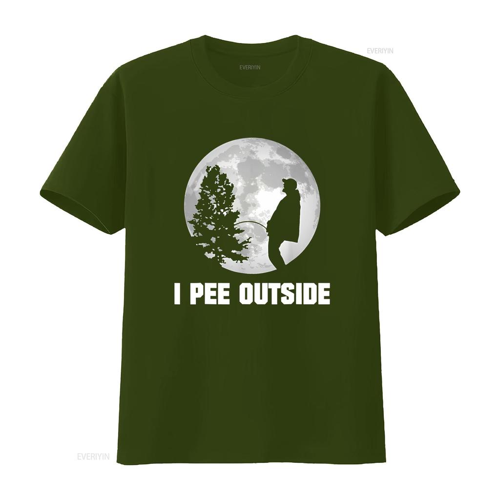 I Pee Outside Love Peeing Funny Camping T Shirt vintage Washed Stylish Breathable Comfortable Versatile graphic homme Soft