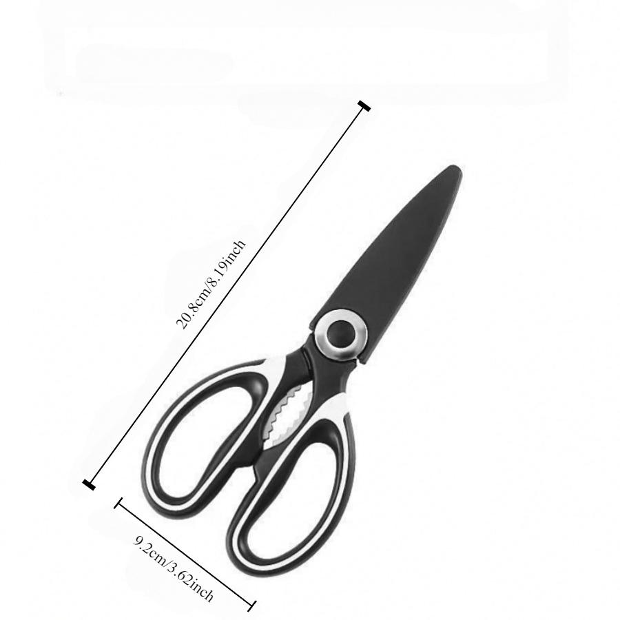 

Кухонные ножницы из нержавеющей стали для разделки костей и мяса, многофункциональные и экономящие труд ножницы
