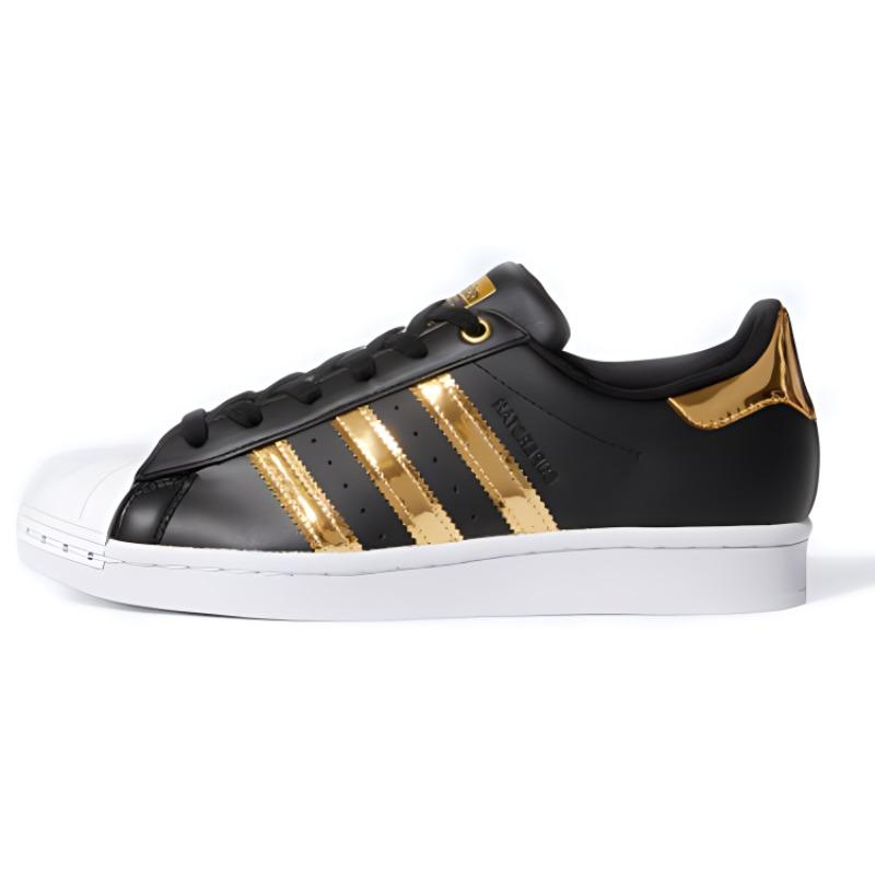 

Adidas Originals Superstar Metal Toe Black Gold Women s FV3329 37⅓