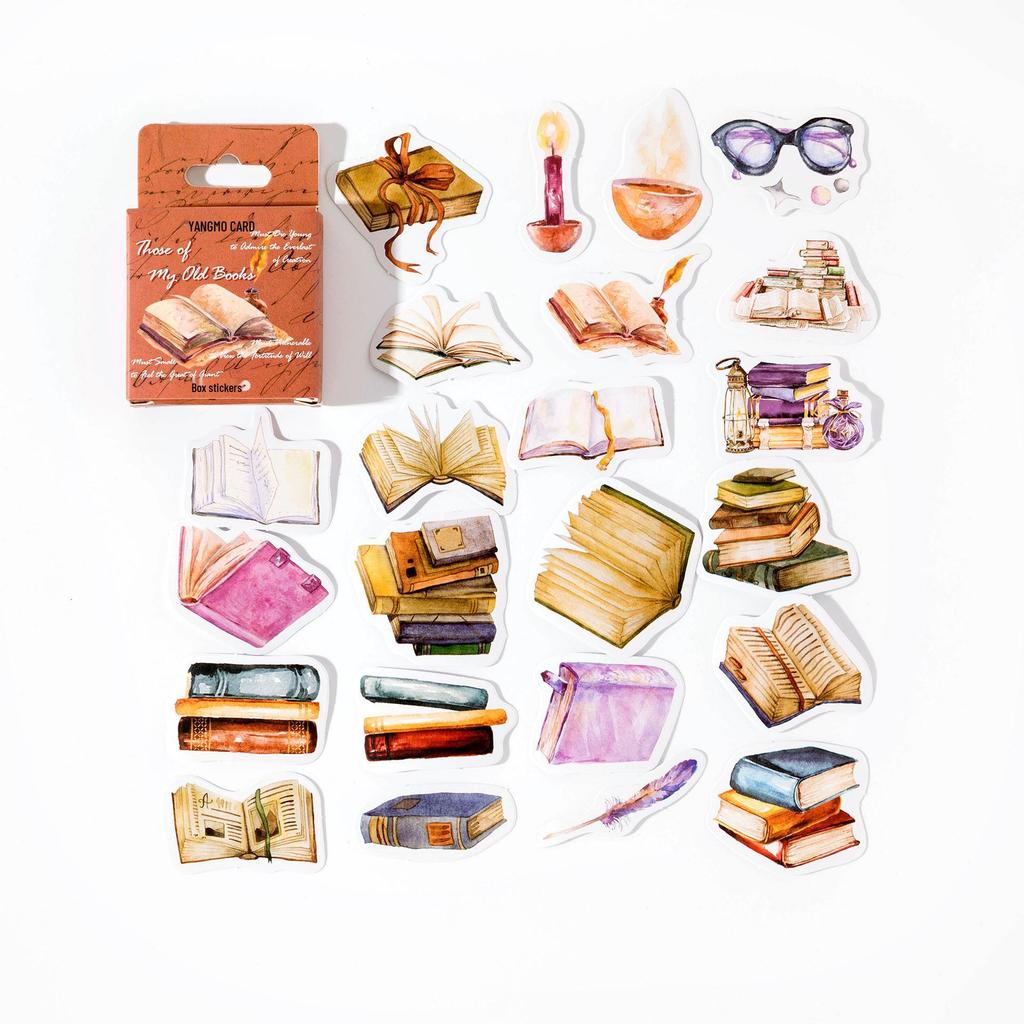 Retro Journal DIY Sticker Pack: 46 Self-Adhesive Sealing Stickers for Decoration.