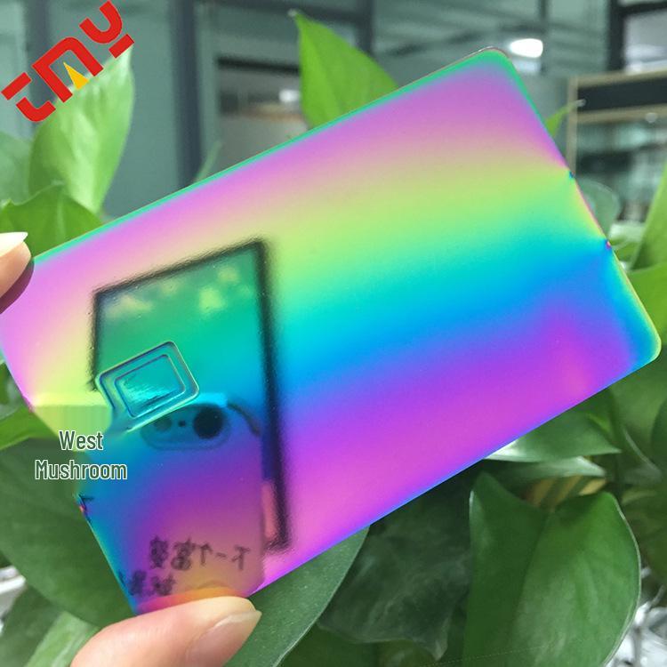 Premium 24K Gold-Plated 304 Stainless Steel Credit Card with IC Chip & Magnetic Stripe