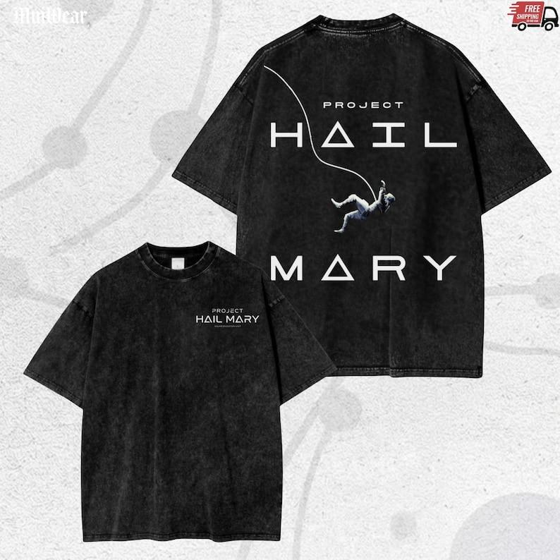 Vintage Washed Fan Gift Streetwear, Project Hail Mary Shirt, Vintage Streetwear