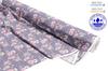 Outdoor Dekostoffe Oxford - Motiv Blumen Und Schmetterlinge Auf Violettem I Dr061