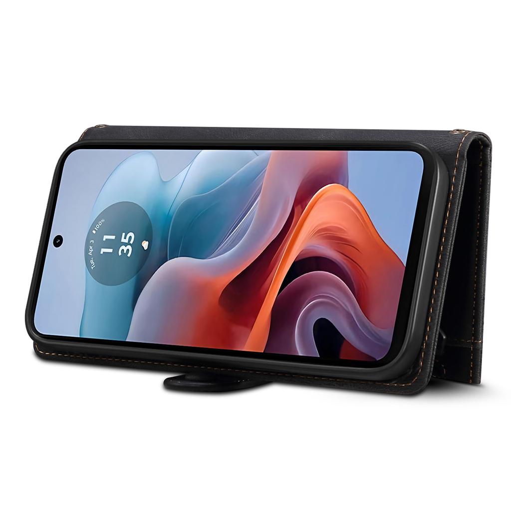 Pouzdro ESEBLE Star Series pro Motorola Edge 50 Fusion 5G Peněženka Zip PU Kůže Kryt na telefon