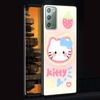 Hello Kitty Lovely Case for Samsung Galaxy Note 20 Ultra 10 Plus 9 8 TPU Phone Cover Note 10 Lite Black Soft Shell Funda Capa