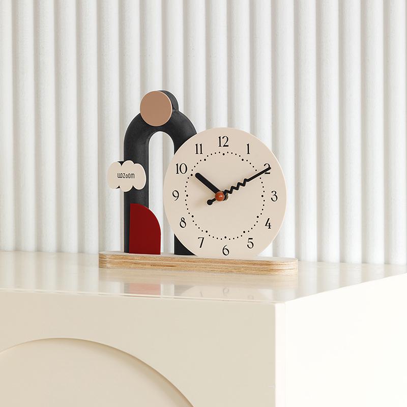 Wozoom House Creative Deco Table Ornament - Living Room & Entryway Clock