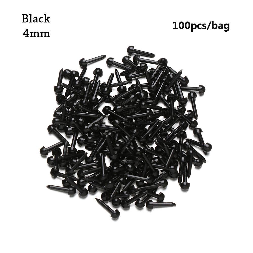 100Pcs Safety Plastic Craft Doll Eyes Curved Plastic Safety Curved Eyes  Handwork